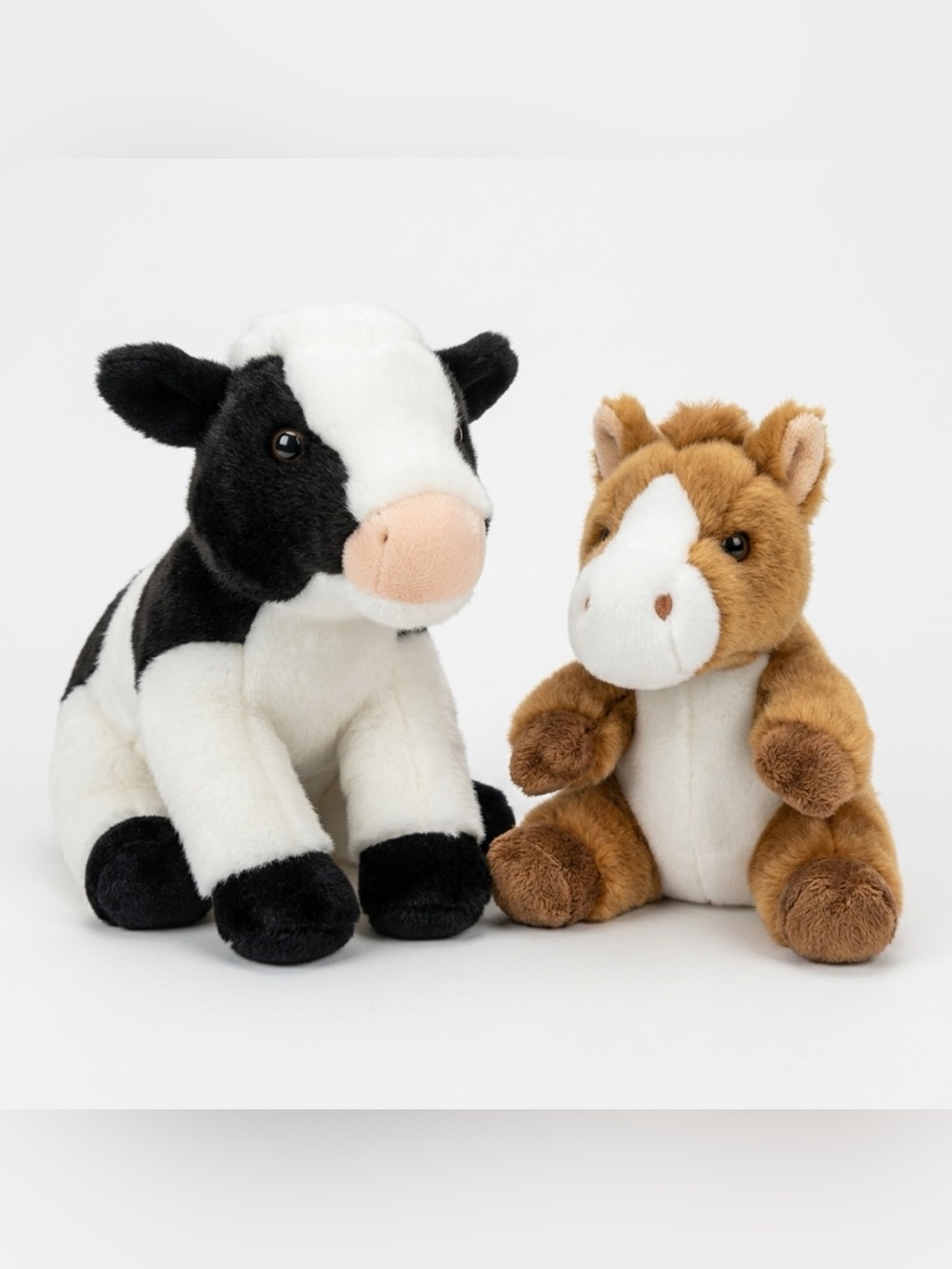 Plush Farm Animal Toys VINTAGE
